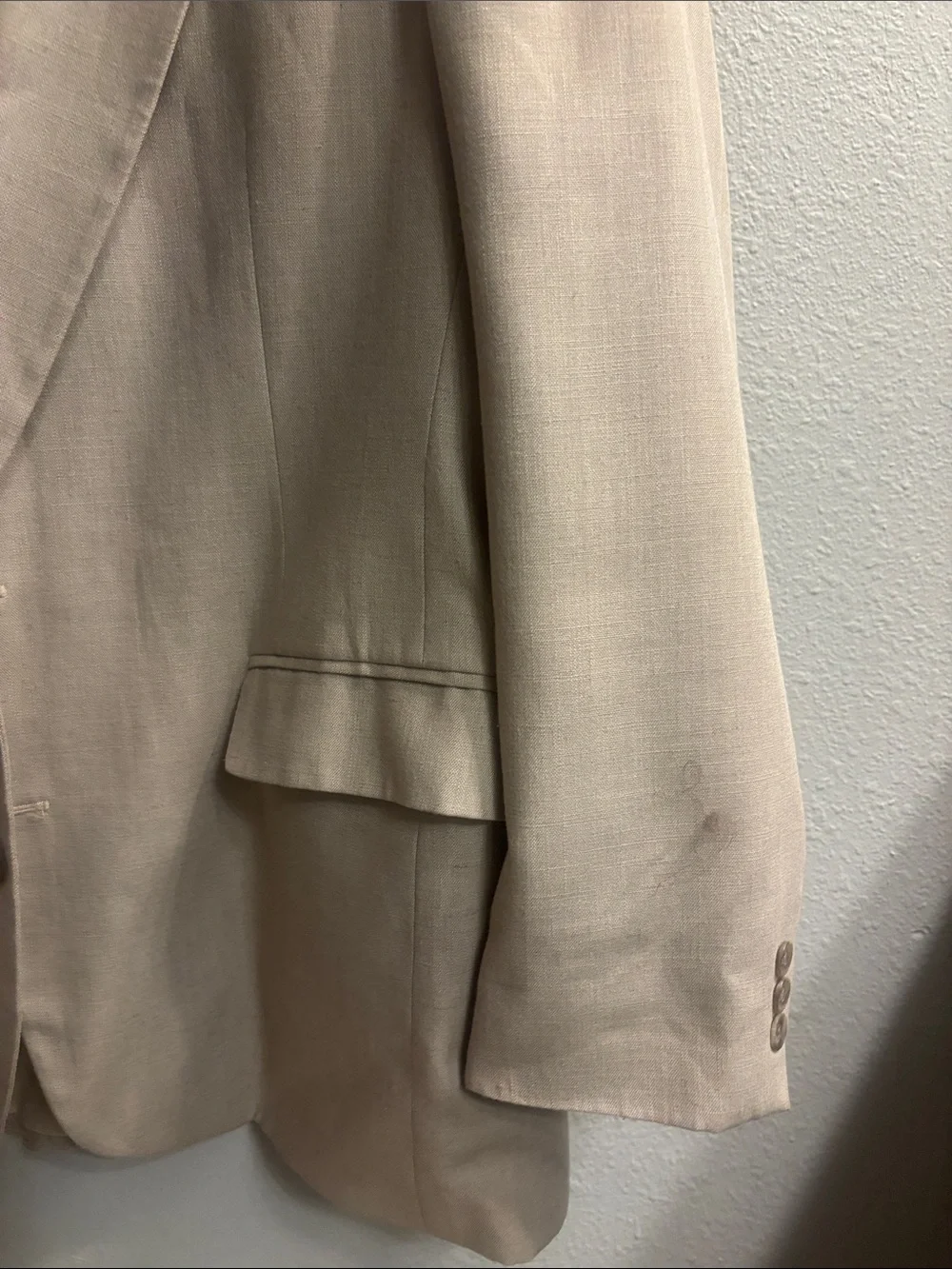 Haggar Light Beige Men's Two-Piece Suit